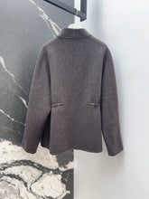 HERMES 25S REVERSIBLE LONG KNIT CARDIGAN 173
